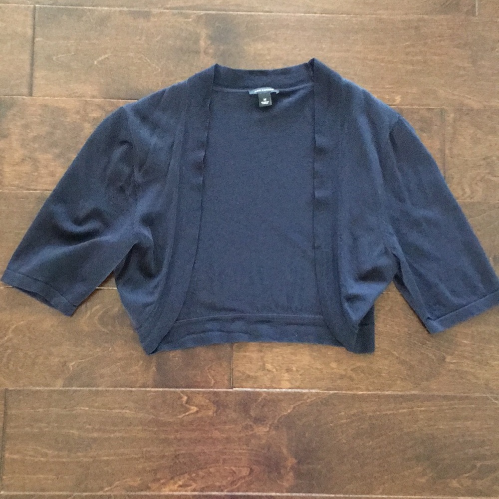 Navy Ann Taylor Shrug